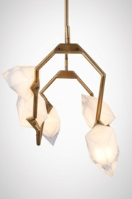 The Escalante Angular Quartz Luminaire